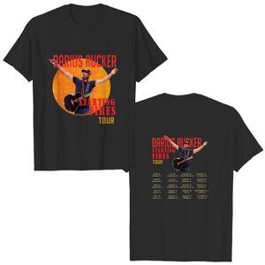 Darius Rucker 2023 Concert Music Fan 2 Sided Unisex T-Shirt 166
